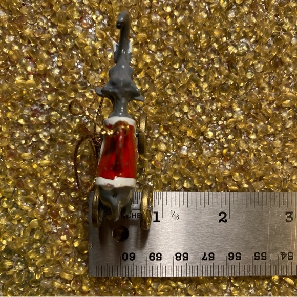 😻 3 for $13 Metal Elephant Christmas Ornament - Picture 9 of 13